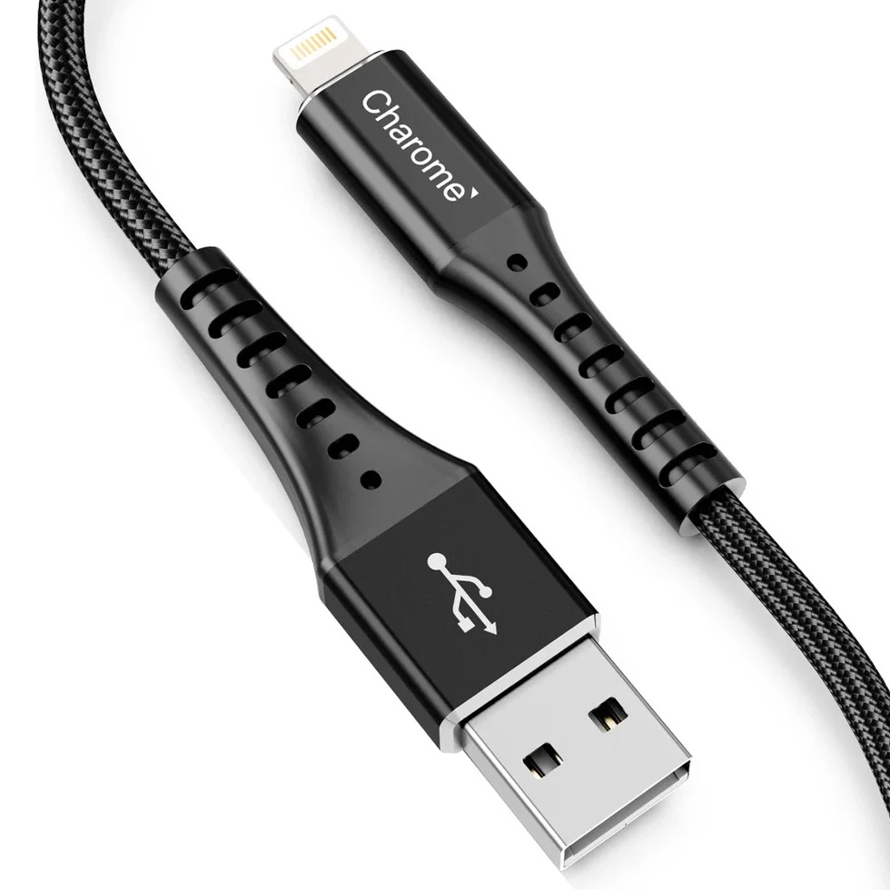 Кабель USB-A - Lightning Charome CHCAUTOLIC2203BK 1 /1м /Черный photo 2