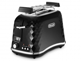 Тостер Delonghi Brillante CTJ 2103.BK, 2 тоста, 900 Вт, Черный thumbnav 1