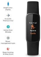 Фитнес-браслет Fitbit Luxe Black/Graphite Stainless Steel (FB422BKBK) thumbnav 2
