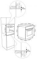Cuptor electric incorporabil Heinner HBOV6510GCDRCGBK, 70 l, A, Negru thumbnav 2