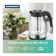 Fierbator de apa electric Heinner HEK-TF2200GBK thumbnav 3