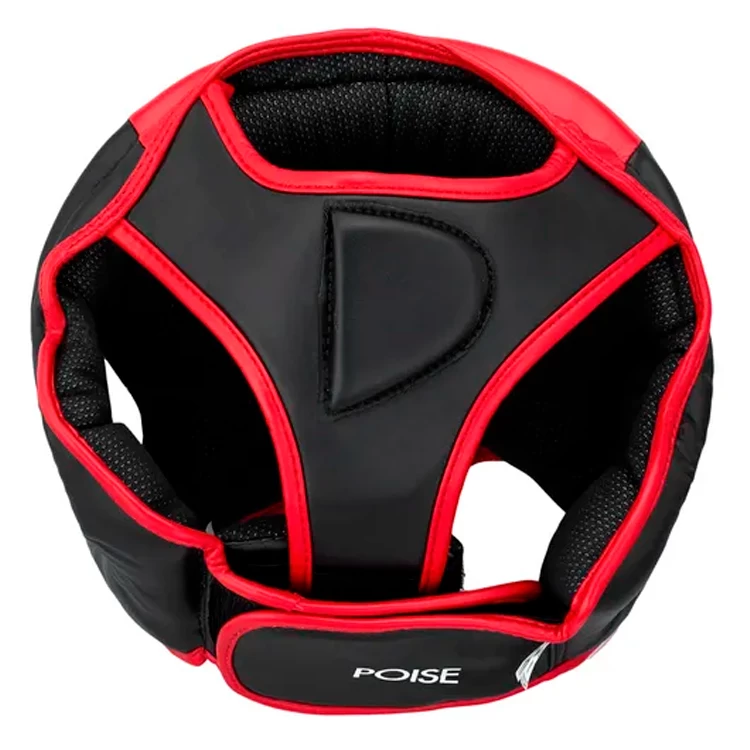 Casca p/u box Green Hill Head Guard Poise HGP-9015, Rosu-negru	 photo 5