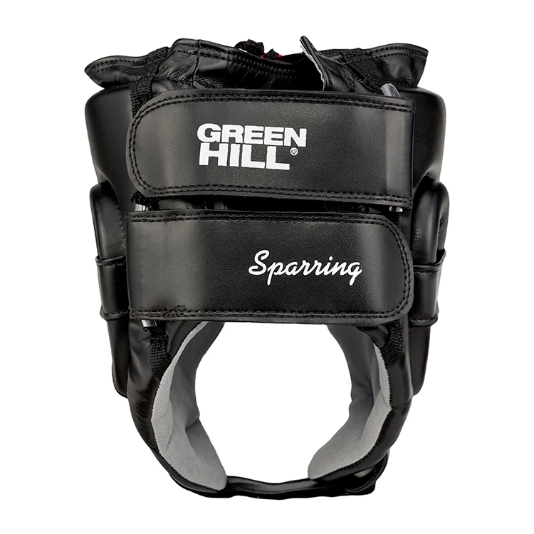 Шлем боксерский Green Hill Head Guard Sparring HGS-9409, Черный	 photo 4