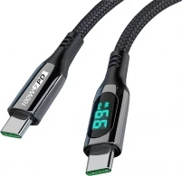 Кабель USB Type-C - USB Type-C Helmet HMTCCTC100WLDBK 