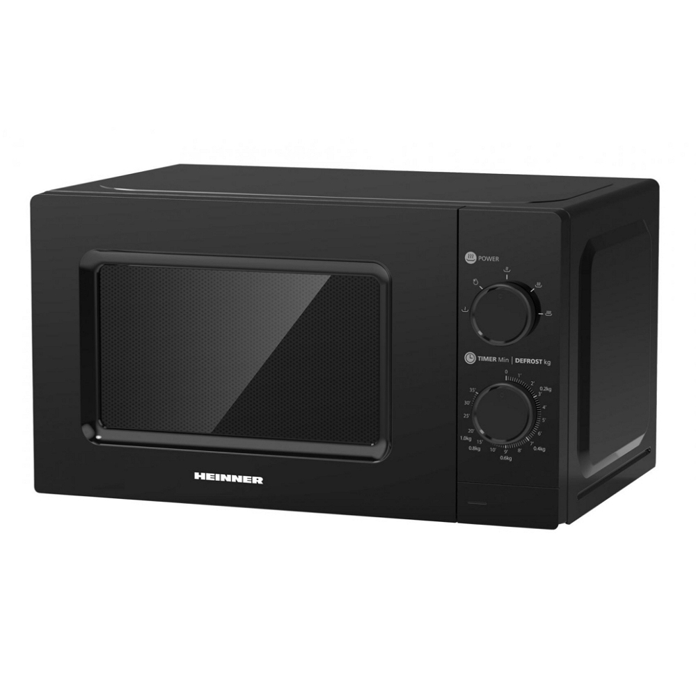 Микроволновая печь Heinner HMW-MD20MBK 700 Вт / 20 л / Черный photo 1 Микроволновая печь Heinner HMW-MD20MBK 700 Вт / 20 л / Черный photo 1