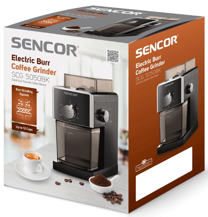 Risnita de cafea Sencor SCG 5050 BK Piatra de moara / Negru photo 4