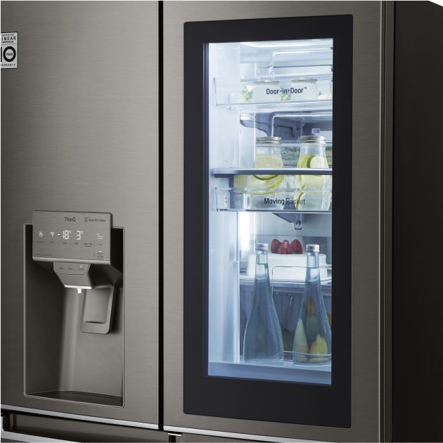 Frigider French Door LG GRX24FMKBL / 563 l / 179.3 cm / A+ / Negru photo 5