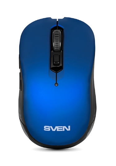 Mouse fara fir Sven RX-560SW Albastru cu negru / Optic / Albastru cu negru photo 1 Mouse fara fir Sven RX-560SW Albastru cu negru / Optic / Albastru cu negru photo 1
