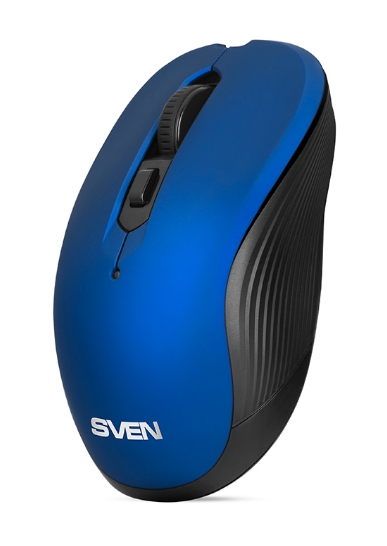 Mouse fara fir Sven RX-560SW Albastru cu negru / Optic / Albastru cu negru photo 3