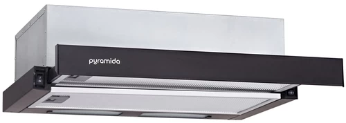 Вытяжка Pyramida TL50SLIMBL / Телескопическая / До 12 кв.м / Черный photo 2