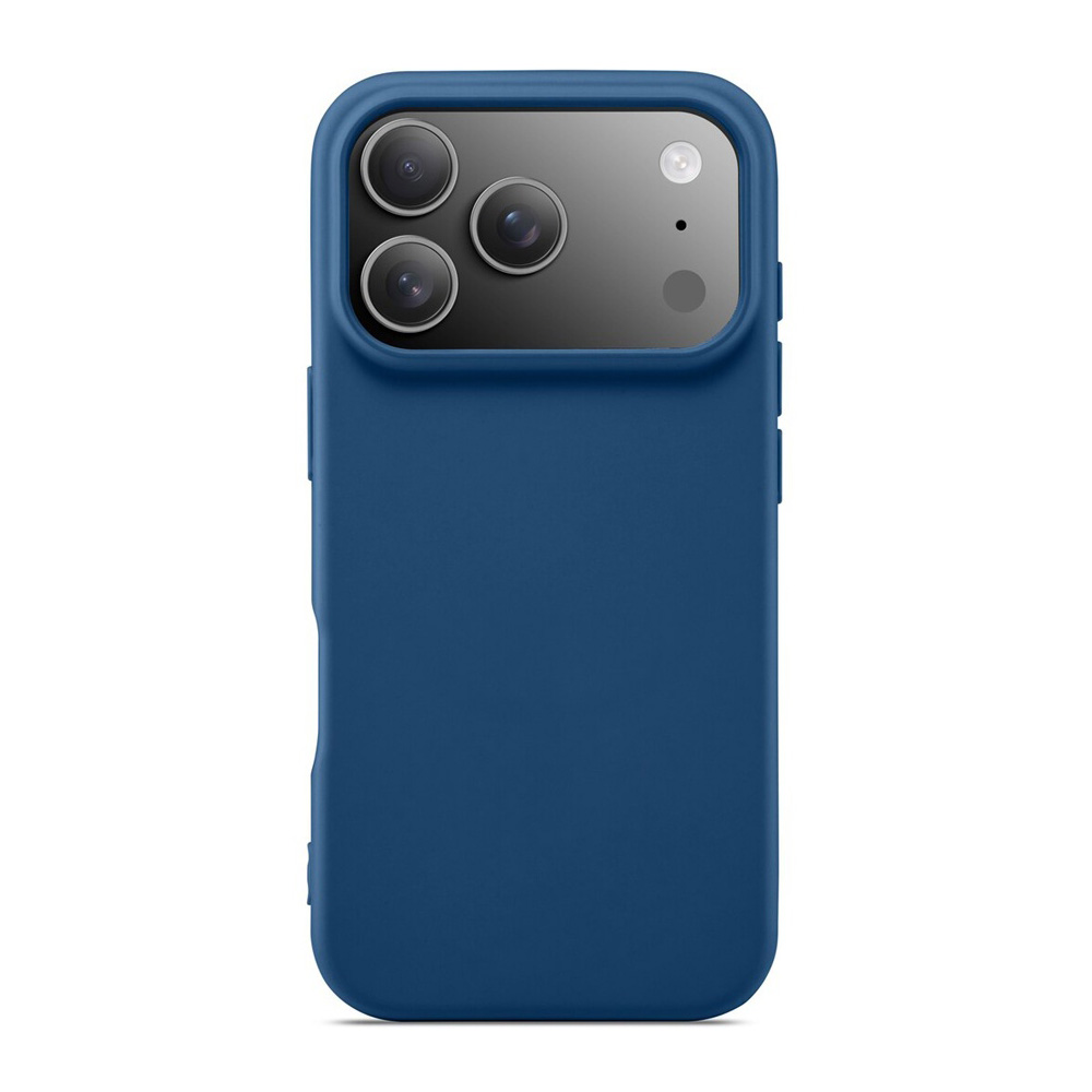 Husa WOO Liquid Silicone iPhone 17 Pro, Blue photo 1