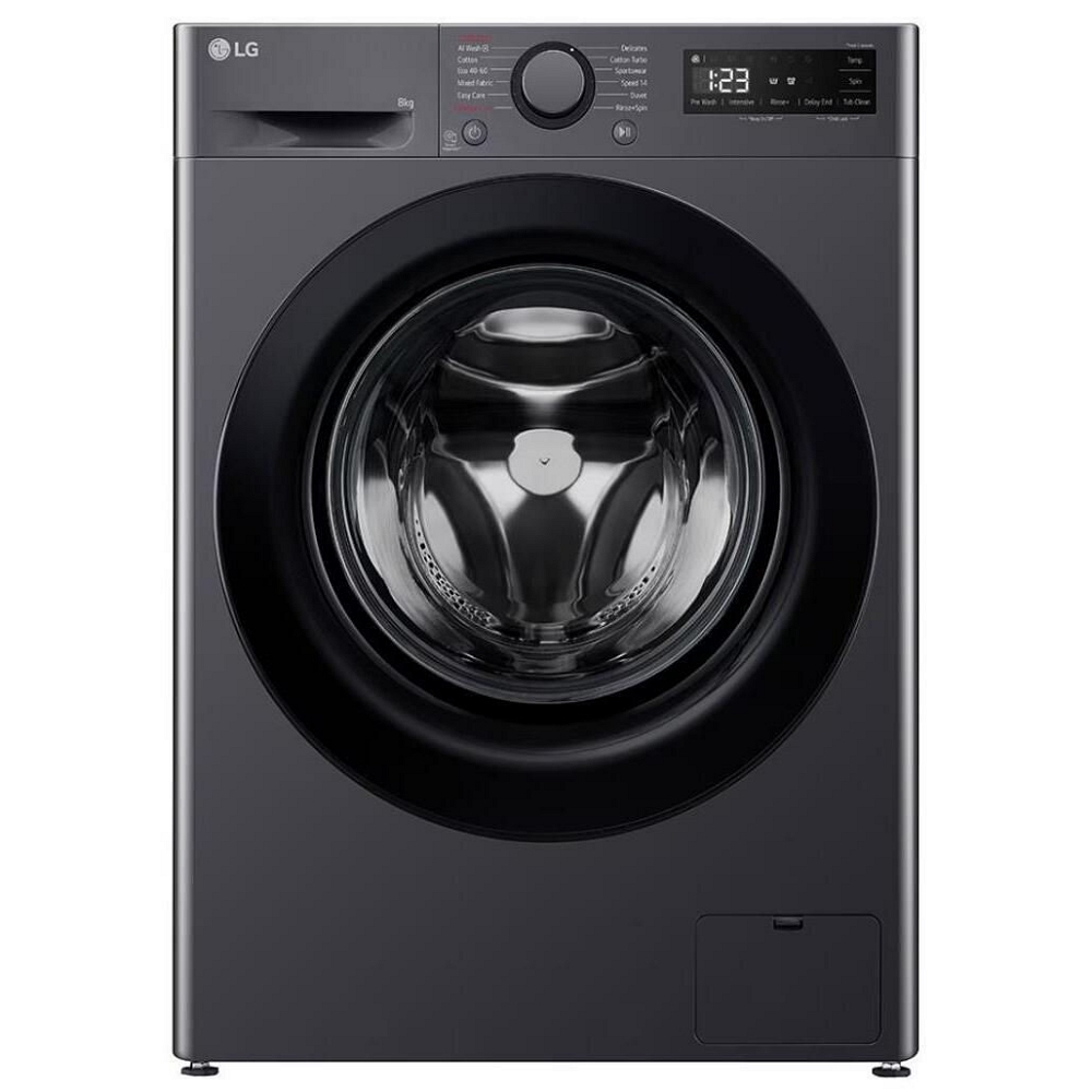 Стиральная машина LG F2WR508SBM 8 кг / 1200 об/мин / A / Черный photo 1 Стиральная машина LG F2WR508SBM 8 кг / 1200 об/мин / A / Черный photo 1