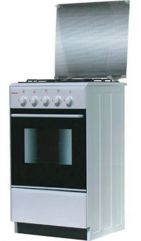 Газовая плита Metalica F4 Alb M / 4 конфорок / 50 см / Белый photo 1