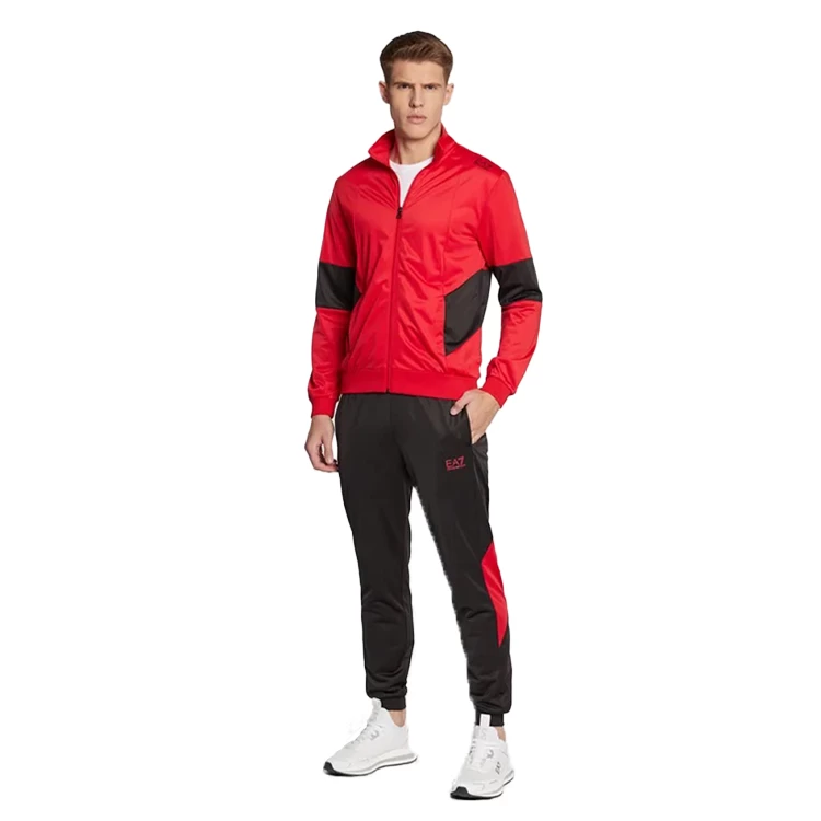 Trening pt Barbati EA7 EMPORIO ARMANI TRACKSUIT S Rosu-negru photo 5