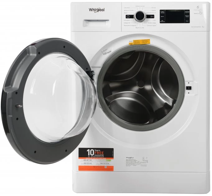 Стиральная машина Whirlpool FWSG61083WBV 6 кг / 1000 об/мин / A+++ / Белый photo 2