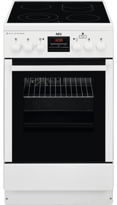 Plită electrică AEG CCB56471BW / 4 arzatoare / Sticla-ceramica photo 1