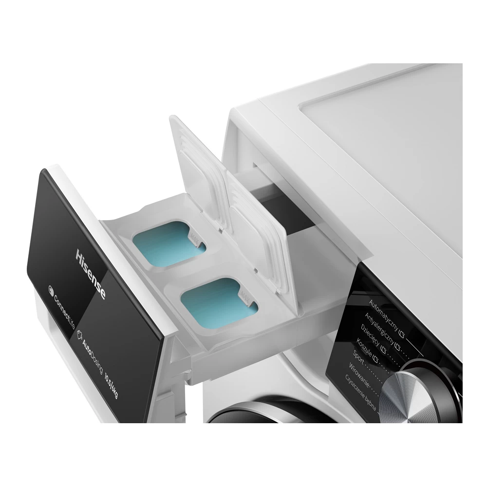 Masina de spalat cu uscator Hisense WD5S1045BW 10.5 kg /1400 rot/min /D /Alb photo 4
