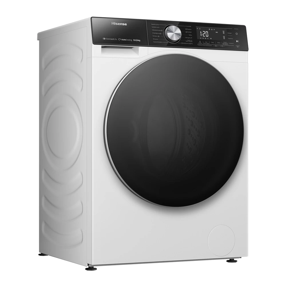 Masina de spalat cu uscator Hisense WD5S1045BW 10.5 kg /1400 rot/min /D /Alb photo 6
