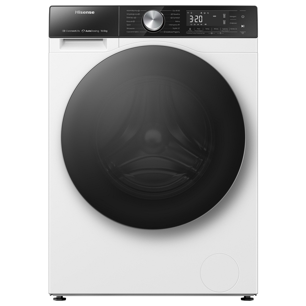 Стиральная машина Hisense WF5S1045BW 10.5 кг / 1400 об/мин / A / Белый photo 1 Стиральная машина Hisense WF5S1045BW 10.5 кг / 1400 об/мин / A / Белый photo 1