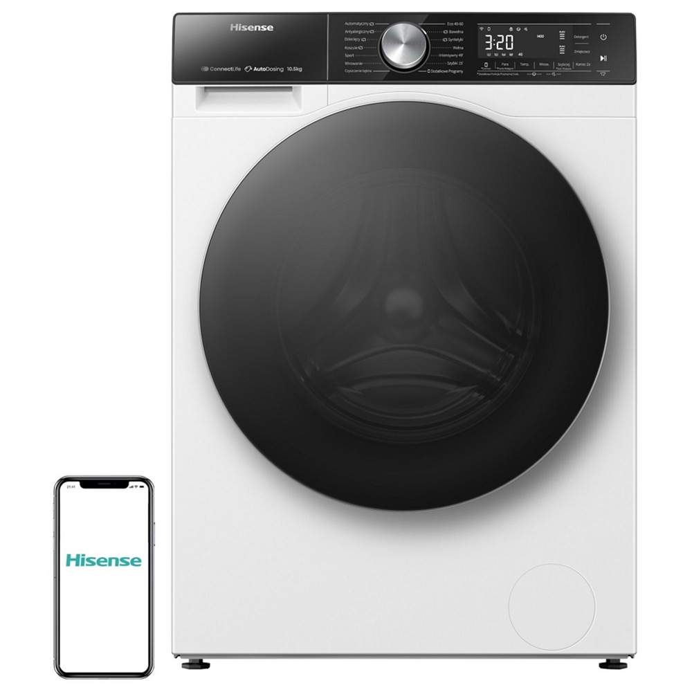 Стиральная машина Hisense WF5S1045BW 10.5 кг / 1400 об/мин / A / Белый photo 6