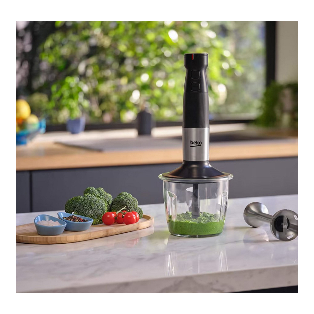 Blender Submersibil Beko HBA81762BX Negru / 12 viteze / 700 ml photo 8