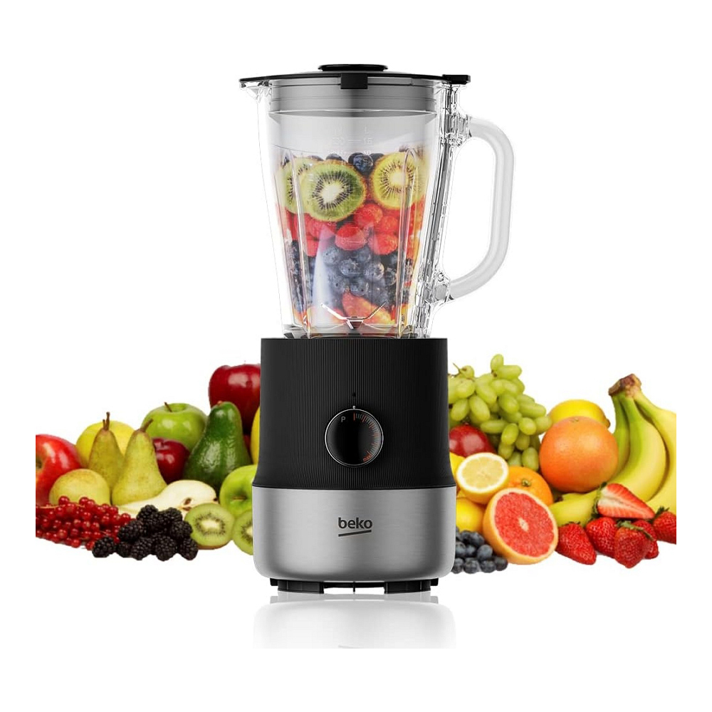 Blender Stationar Beko TBN81808BX Negru / 6 viteze / ml photo 6