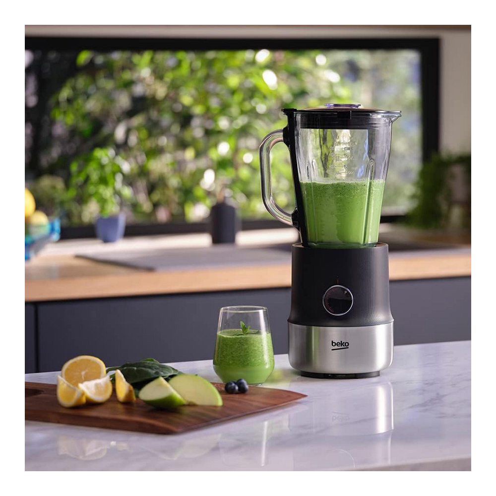 Blender Stationar Beko TBN81808BX Negru / 6 viteze / ml photo 8