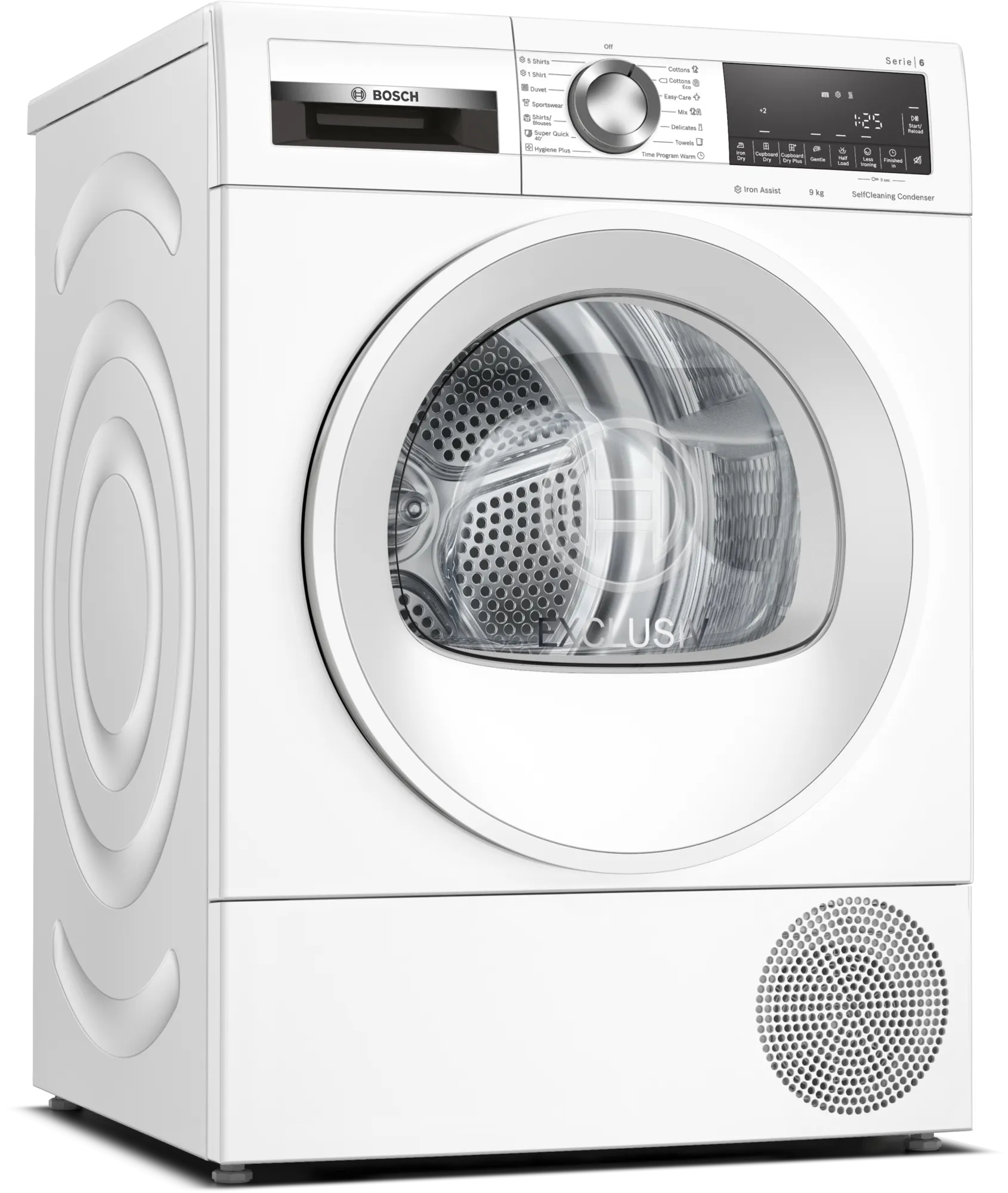 Сушильная машина Bosch WQG14590BY / 9 кг / A++ / Белый photo 1 Сушильная машина Bosch WQG14590BY / 9 кг / A++ / Белый photo 1