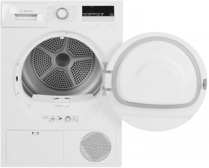 Masina de uscat rufe Bosch WTH83251BY / 8 kg / A++ / Alb photo 2