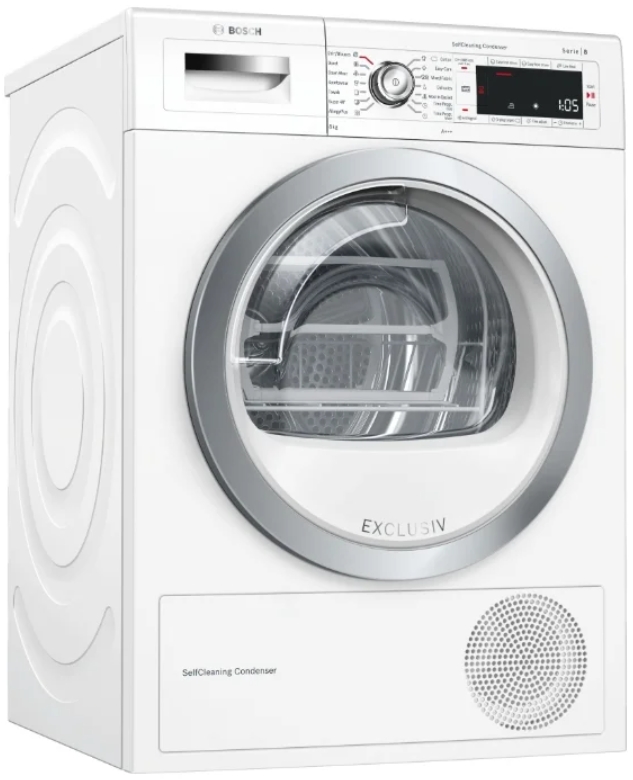 Сушильная машина Bosch WTW85590BY / 8 кг / A+++ / Белый photo 1 Сушильная машина Bosch WTW85590BY / 8 кг / A+++ / Белый photo 1