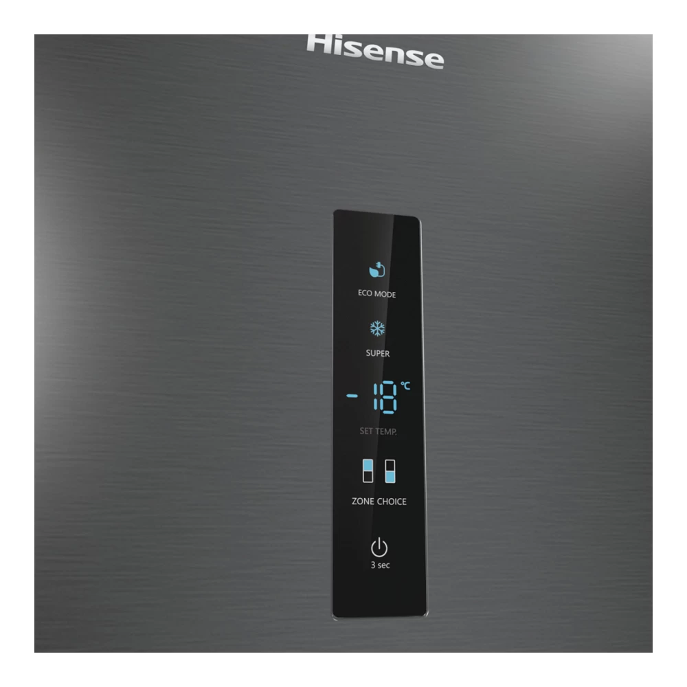 Frigider cu doua usi Hisense RB470N4EFC1 / 361 l / 200 cm / C / Negru photo 7