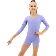 Costum pentru gimnastica cu sorti maneca 3/4 Grace Dance Gymnastic leotard 