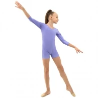 Costum pentru gimnastica cu sorti maneca 3/4 Grace Dance Gymnastic leotard thumbnav 4
