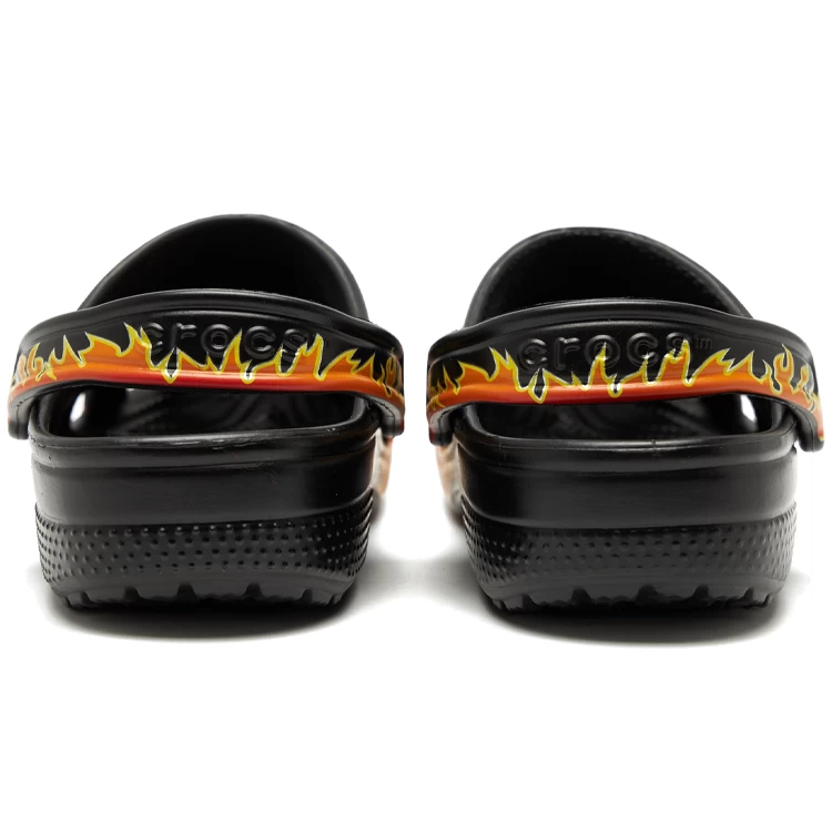 Slapi Crocs Classic Flames Clog T photo 4