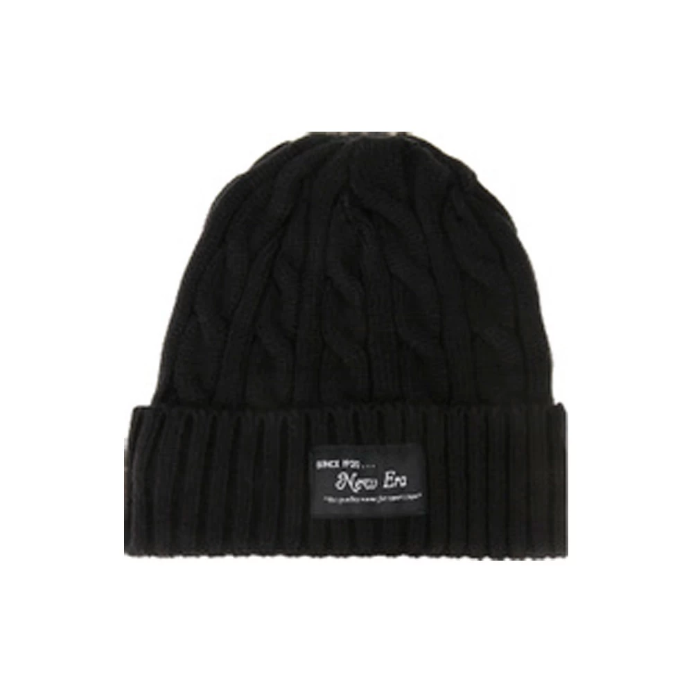  New Era NE AUTHENTIC PATCH CABLE KNIT NE SCARLET photo 1