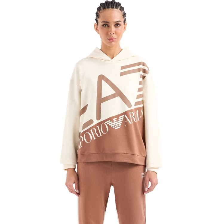 Толстовка EA7 EMPORIO ARMANI FELPA XXS Бежевый Женский photo 5