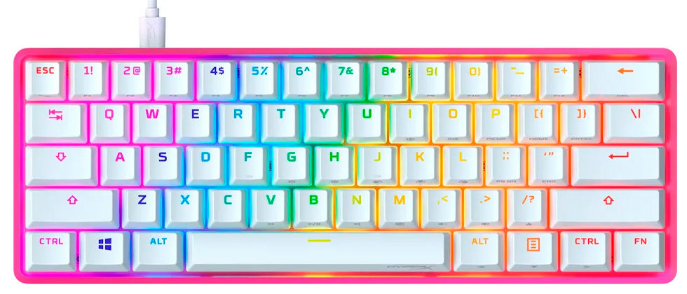 Tastatura cu fir HyperX Alloy Origins 60, Pink / Mecanica photo 1 Tastatura cu fir HyperX Alloy Origins 60, Pink / Mecanica photo 1