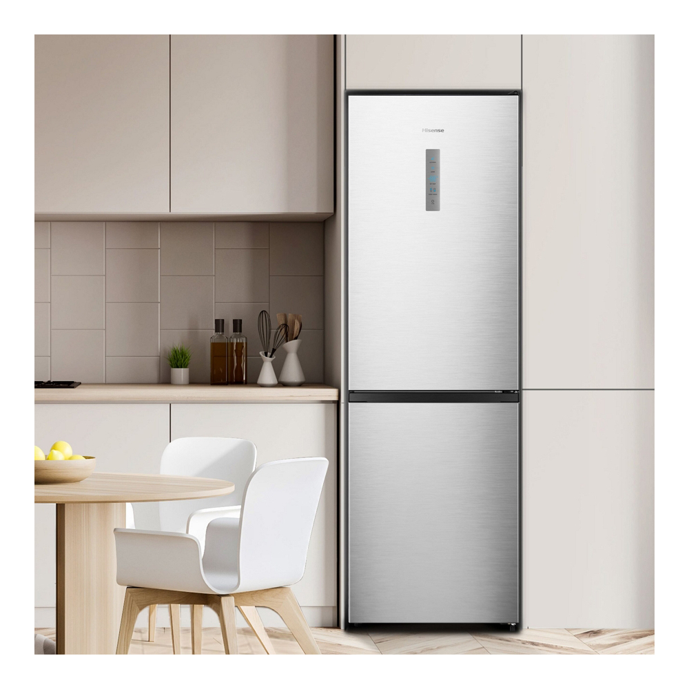 Frigider cu doua usi Hisense RB390N4BCC / 304 l / 186 cm / C / Gri photo 5