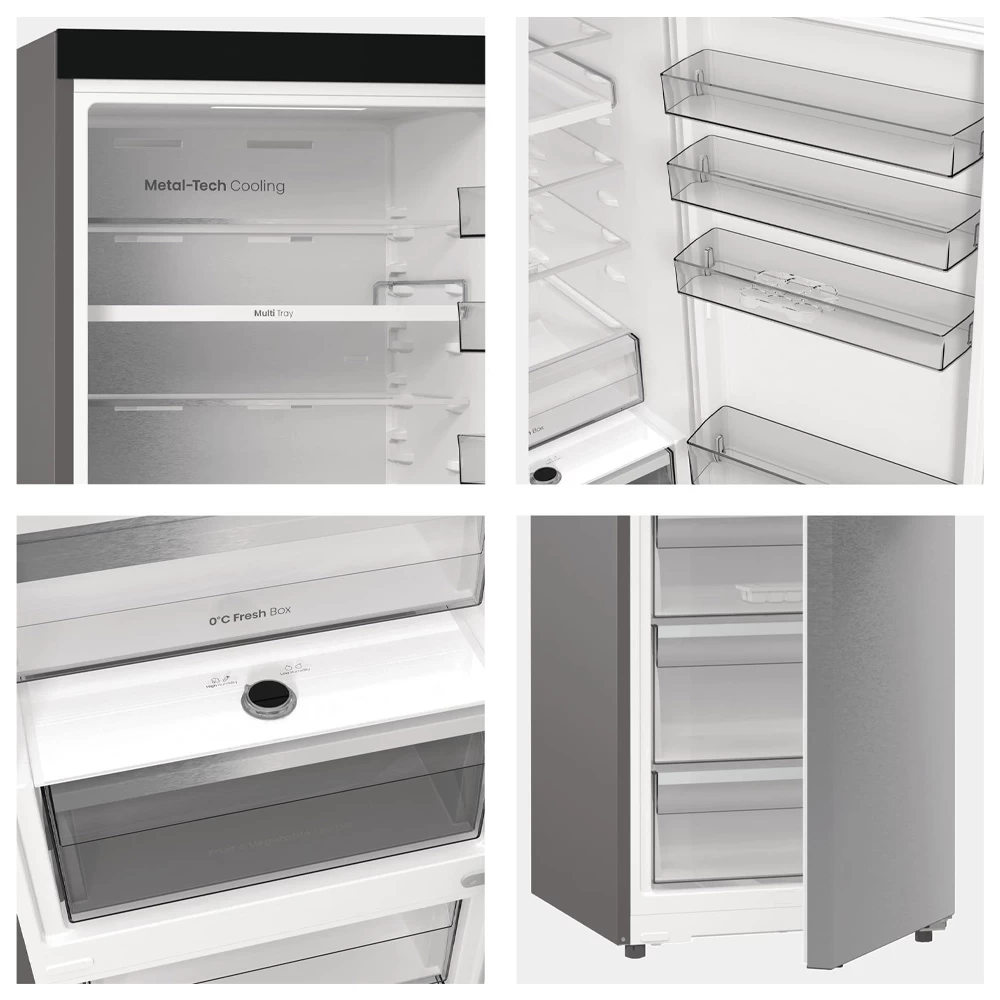 Холодильник двухдверный Hisense RB5P410SACC / 413 л / 203 см / C / Серый photo 4