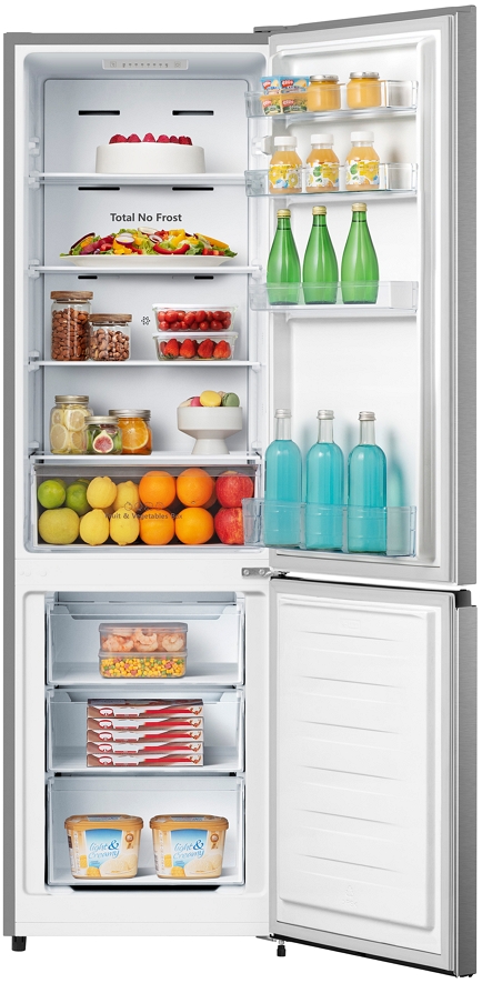 Frigider cu doua usi Hisense RB329N4ACE / 255 l / 179.7 cm / E / Gri photo 2