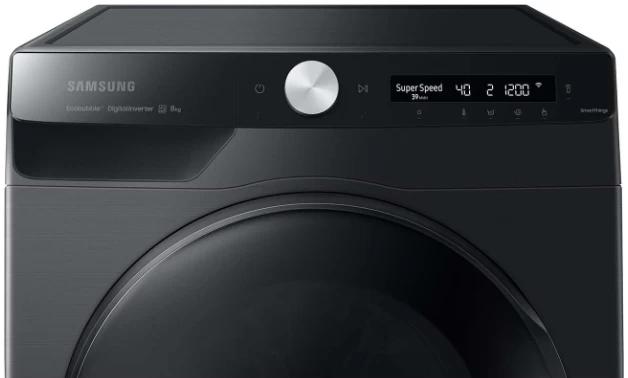 Стиральная машина Samsung WW80AG6L28BBCE 8 кг / 1200 об/мин / A+++ / Черный photo 6