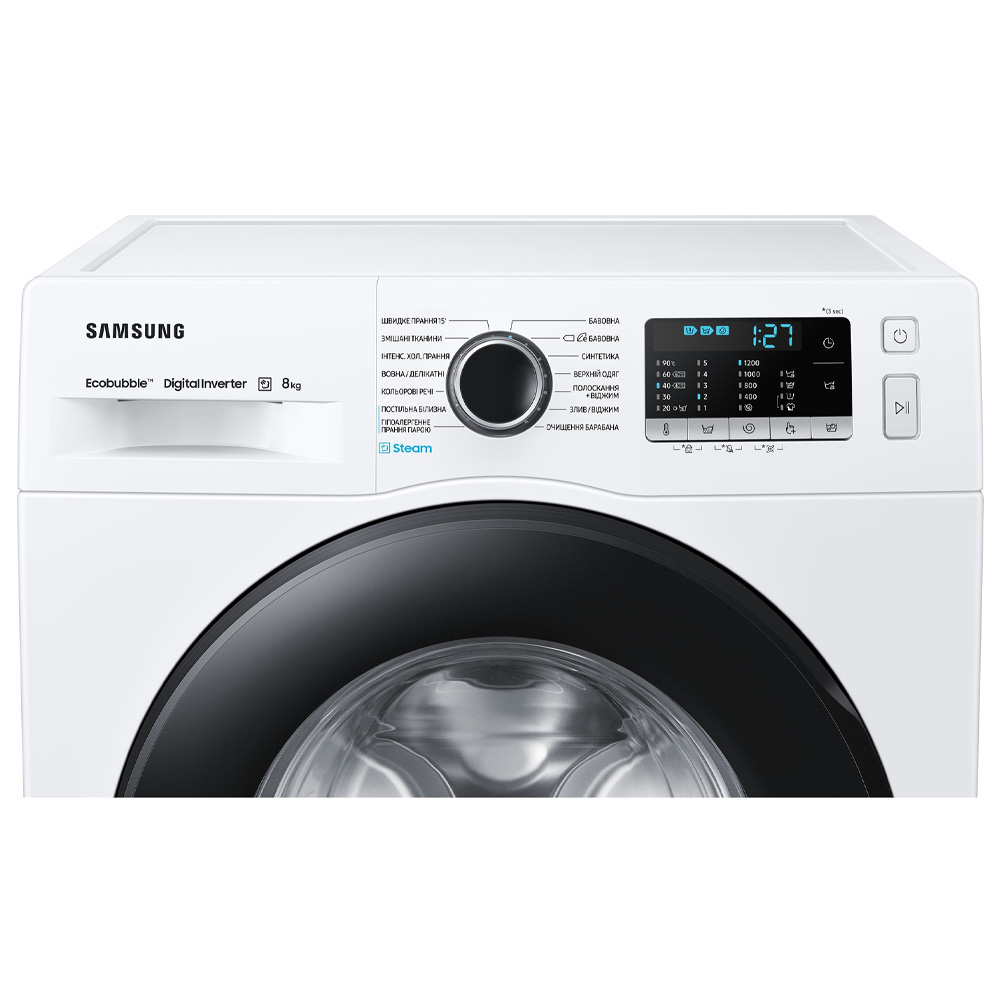 Стиральная машина Samsung WW80AGAS22AECE 8 кг / 1200 об/мин / A+++ / Белый photo 3