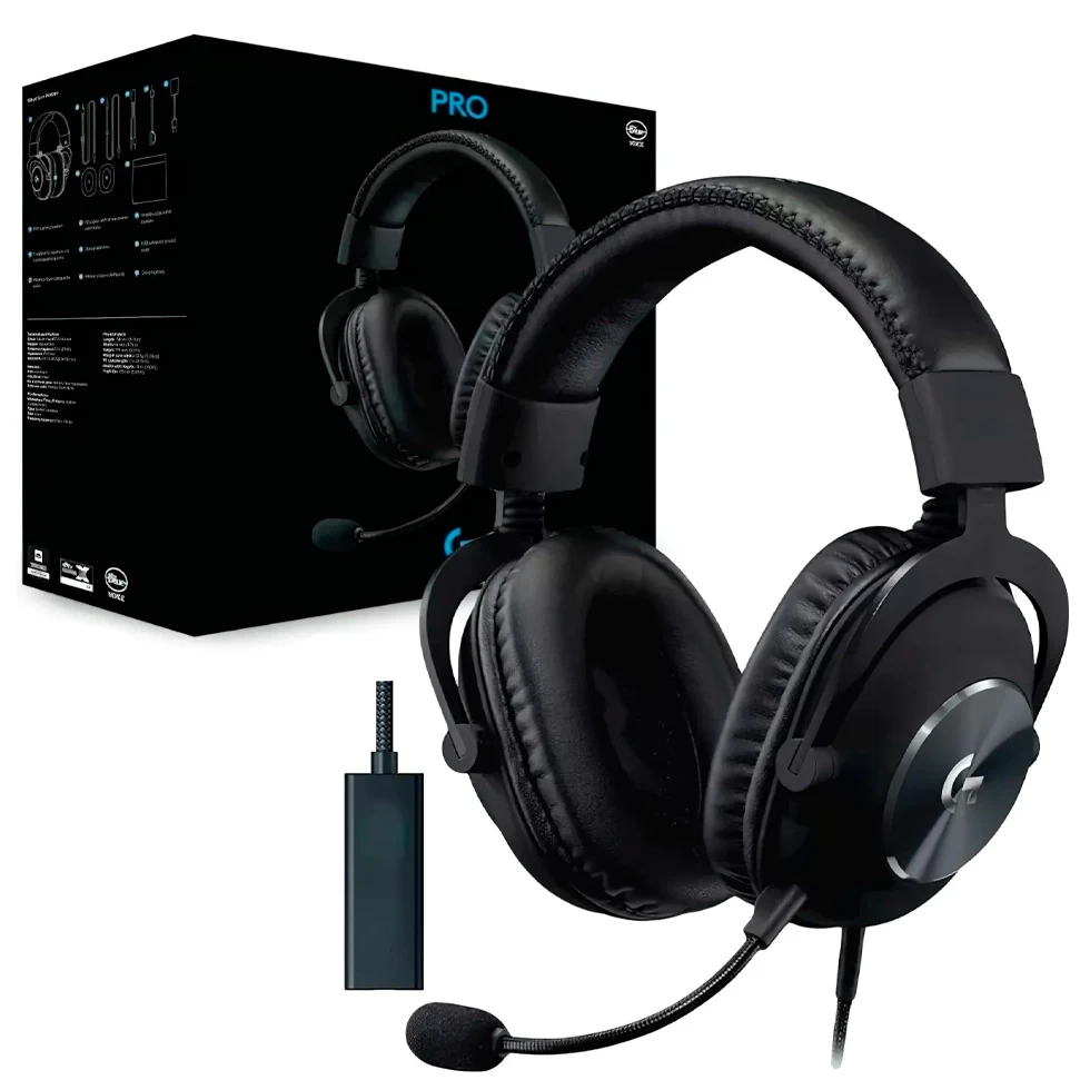 Наушники Logitech G PRO X Black Проводные / Игровой / Black photo 3