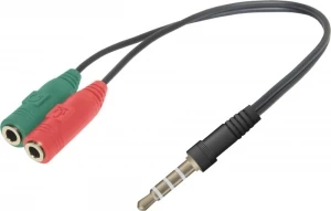 Адаптер 3.5mm - 3.5mm Defender Headset Jack 
