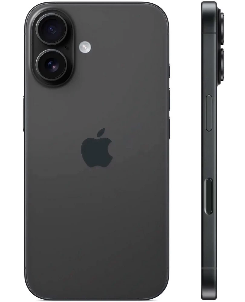 Smartphone Apple iPhone 16 / 6.1'' / 8 GB / 256 GB / Negru photo 2