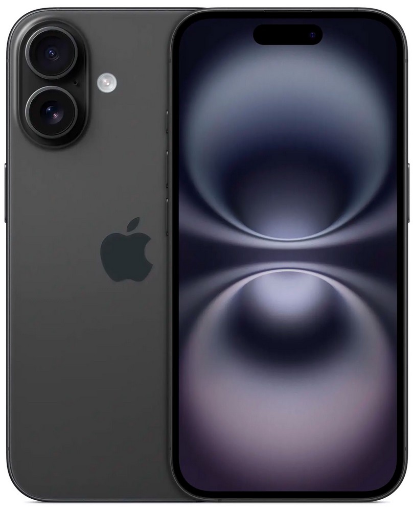 Smartphone Apple iPhone 16 / 6.1'' / 8 GB / 128 GB / Negru photo 1