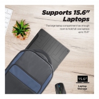 Рюкзак для ноутбука Promate Limber-BP 15.6" Black thumbnav 3