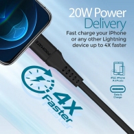 Кабель USB Type-C - Lightning Promate POWERLINK-120 Black thumbnav 5