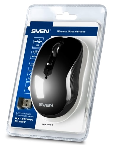Беспроводная мышь Sven RX-560SW Black / Оптическая / Black photo 6