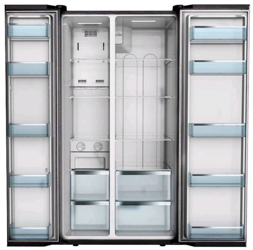 Frigider Side-by-Side Midea SBS689 BLACK / 510 l / 179 cm / A+  photo 2